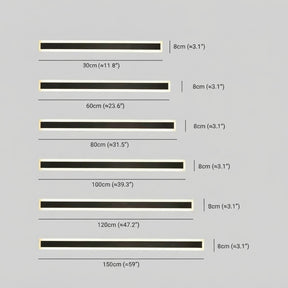 Helios Long Strip IP65 Outdoor Wall Light
