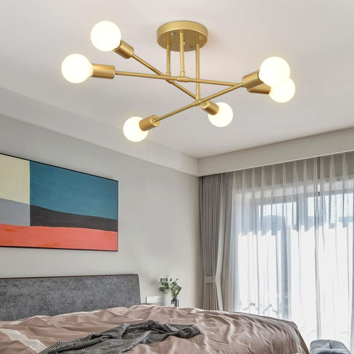 Modern Simple Living Room Ceiling Lamp