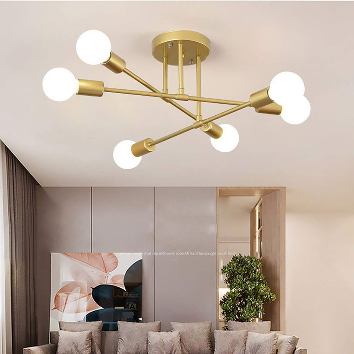 Modern Simple Living Room Ceiling Lamp