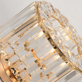 Modern Crystals Semi Flush Mount Ceiling Light for Hallway