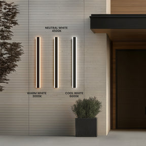 Modern Decor Acrylic Black Outdoor LED Wall Lights