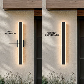Modern Decor Acrylic Black Outdoor LED Wall Lights