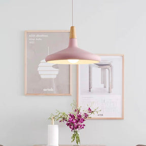 Nordic Macaron Creative Wooden Pendant Lamp