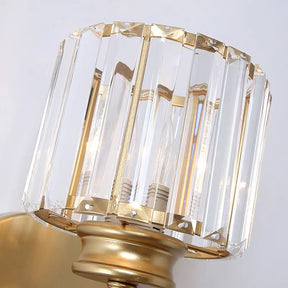 Crystal Round And Square Hallway Wall Lights