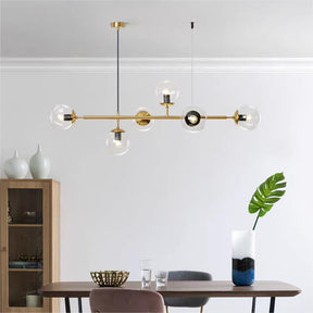 Nordic Designer Long Glass Island Lamping