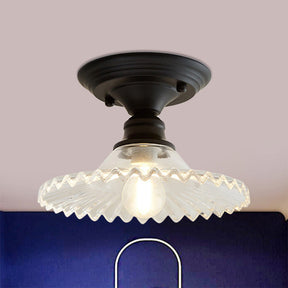 Simple Semi Flush Ceiling Light for Hallway