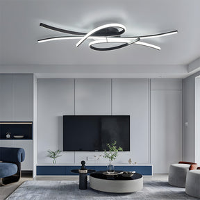 Unique Creative Musical Notes Living Room LED Ceiling Lamp