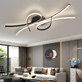 Unique Creative Musical Notes Living Room LED Ceiling Lamp