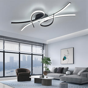 Unique Creative Musical Notes Living Room LED Ceiling Lamp