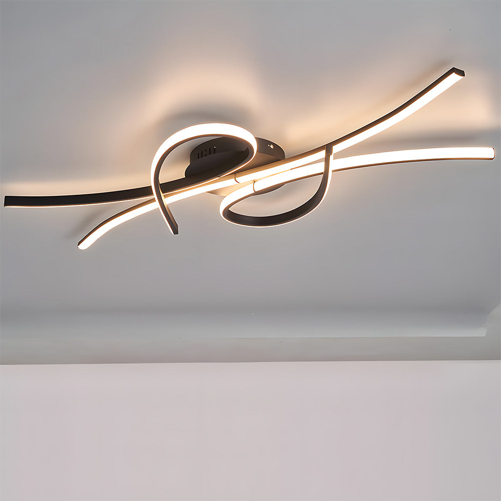 Unique Creative Musical Notes Living Room LED Ceiling Lamp