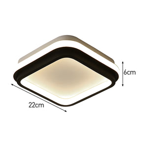 Stylish Design Black Flush Mount Ceiling Lights For Bedroom