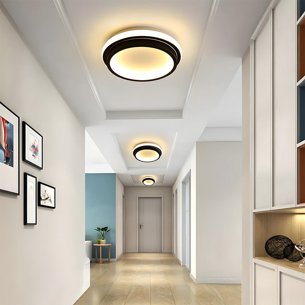 Stylish Design Black Flush Mount Ceiling Lights For Bedroom