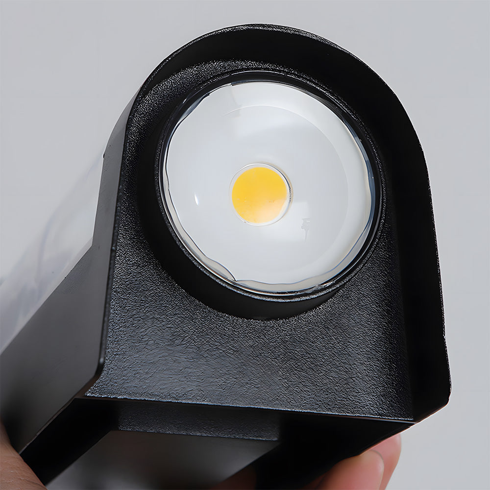 LED Waterproof Up and Down Black Outdoor Wall Lighting