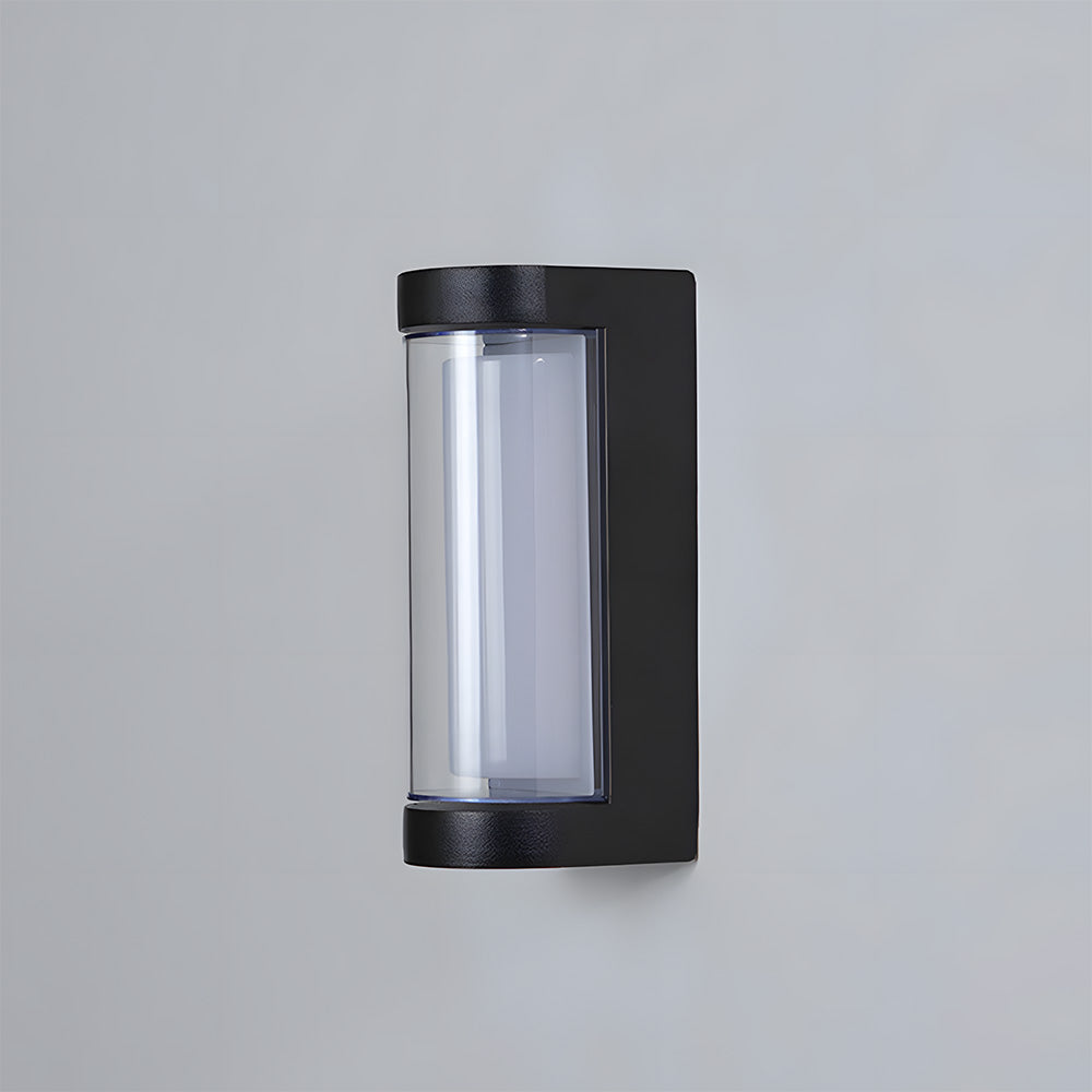 LED Waterproof Up and Down Black Outdoor Wall Lighting
