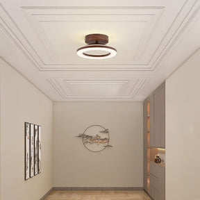 Acrylic Round LED Ceiling Light For Hallway Entrance