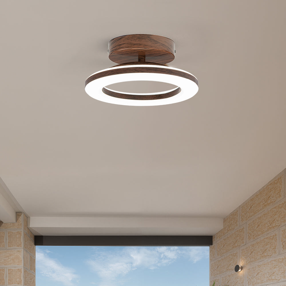 Acrylic Round LED Ceiling Light For Hallway Entrance