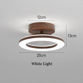Acrylic Round LED Ceiling Light For Hallway Entrance
