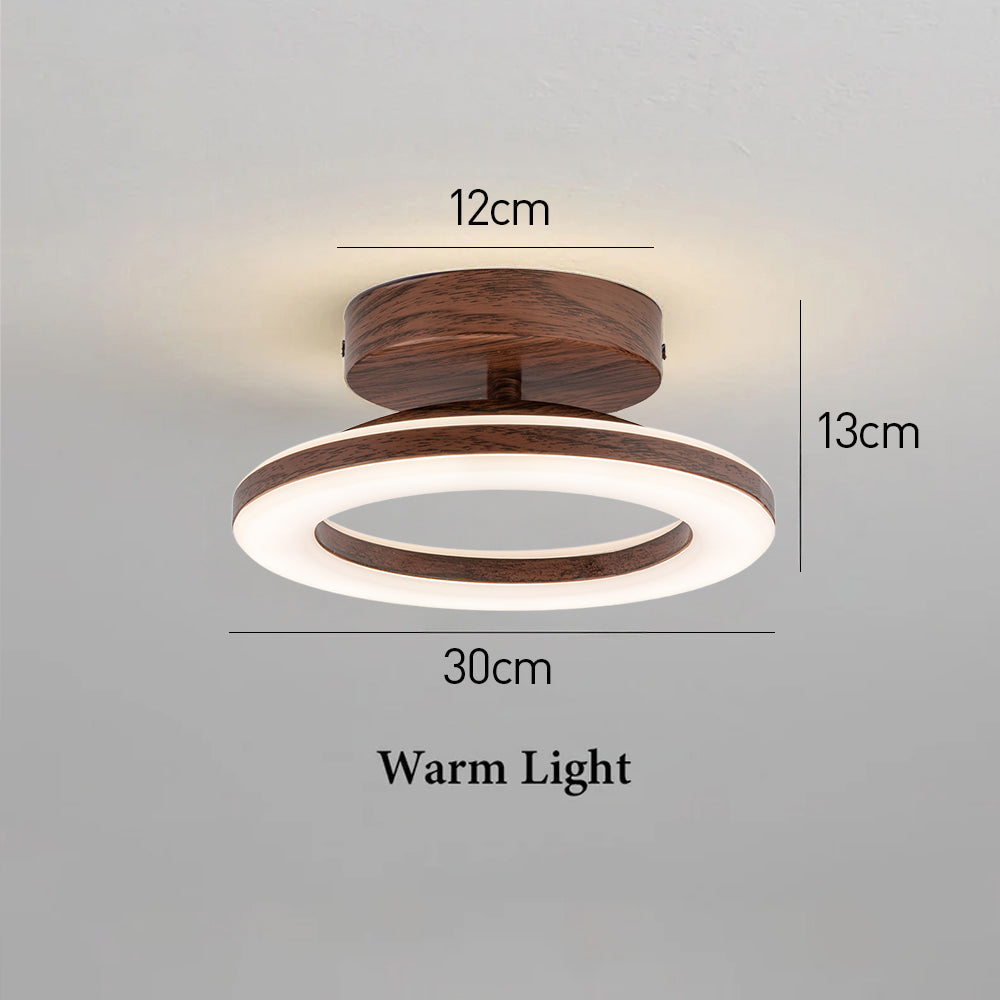 Acrylic Round LED Ceiling Light For Hallway Entrance