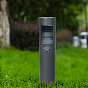 Garden Solar Power Black Long Outdoor Floor Lights