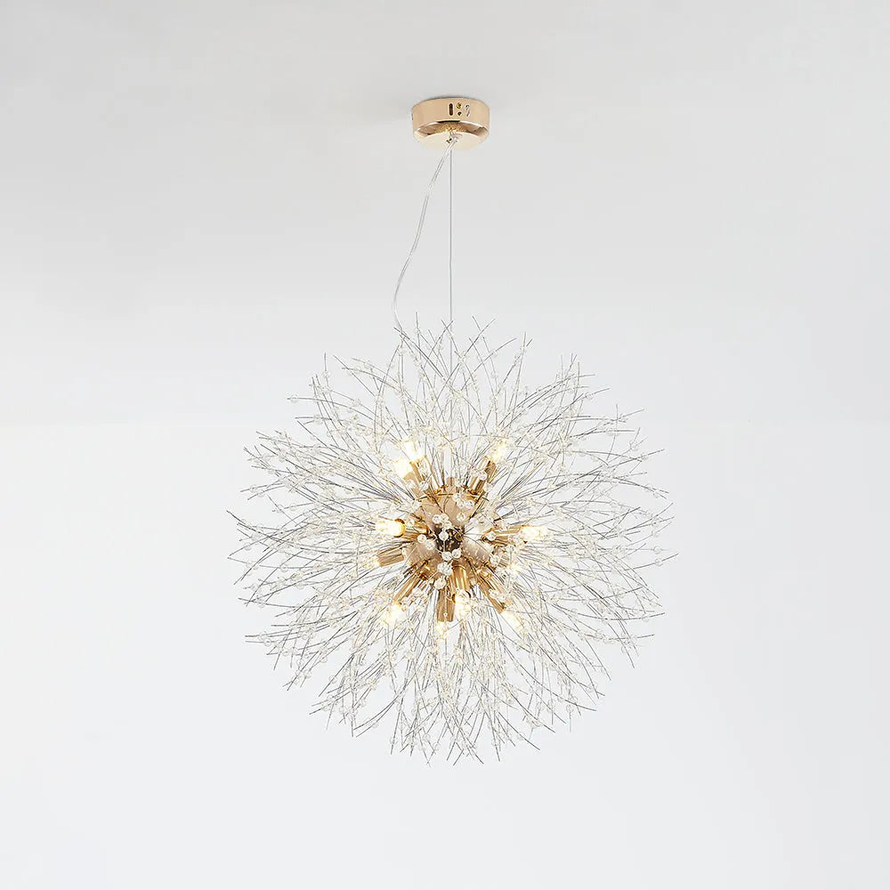 Modern Dandelion Chandelier Luxury Firework Pendant Light for Dining Room