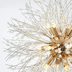 Modern Dandelion Chandelier Luxury Firework Pendant Light for Dining Room