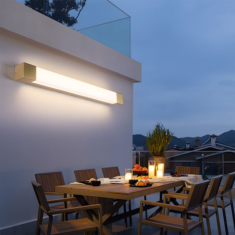 Long Strip Outdoor Acrylic Waterproof Wall Lights