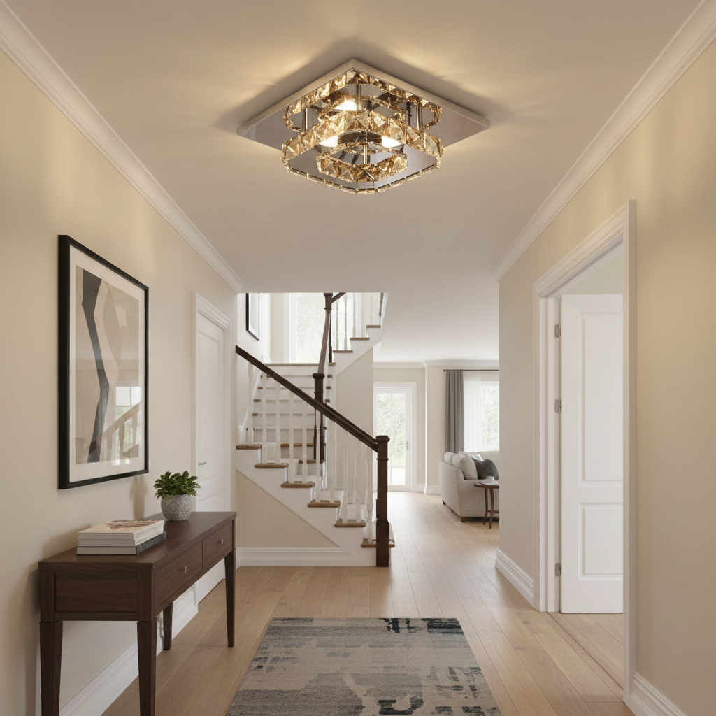 Luxurious Crystal Hallway LED Ceiling Lights