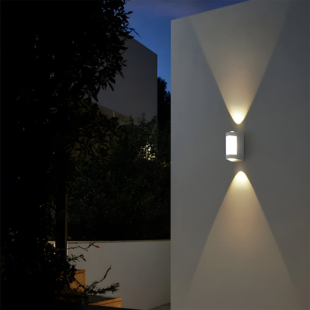 LED Waterproof Up and Down Outdoor Wall Lighting for Garden Halls Terrace Patio