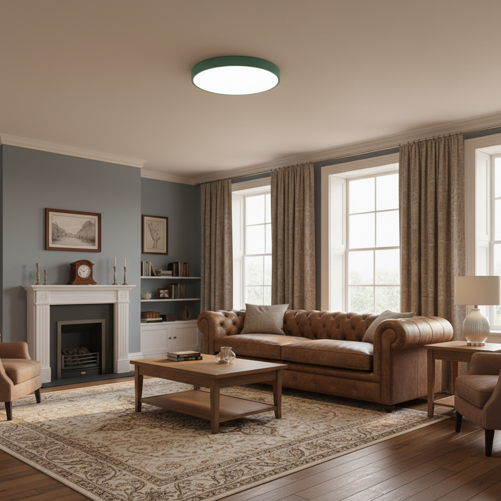 Minimalist Colorful Energy Efficient Flush Mount LED Ceiling Light