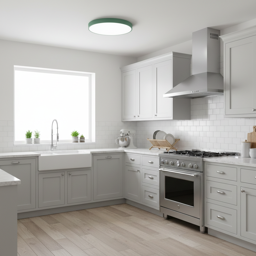 Minimalist Colorful Energy Efficient Flush Mount LED Ceiling Light