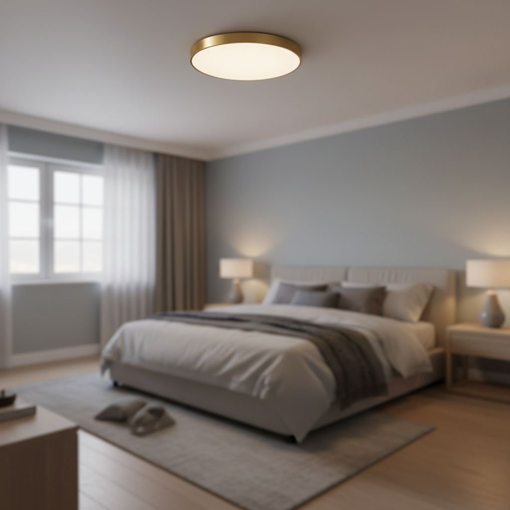 Minimalist Colorful Energy Efficient Flush Mount LED Ceiling Light