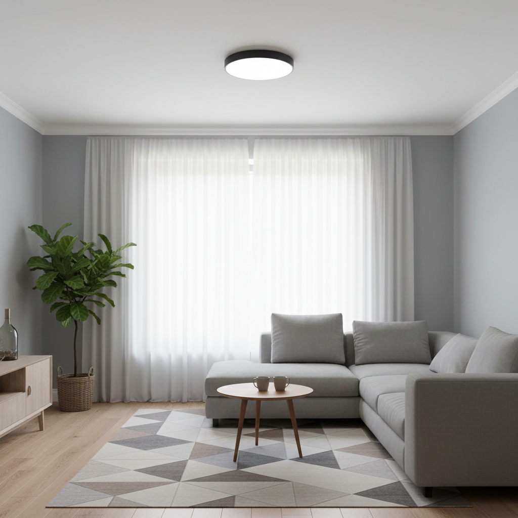 Minimalist Colorful Energy Efficient Flush Mount LED Ceiling Light