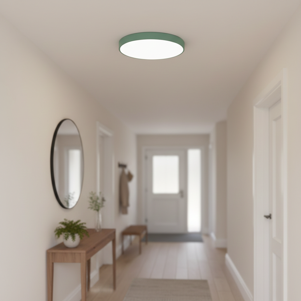 Minimalist Colorful Energy Efficient Flush Mount LED Ceiling Light