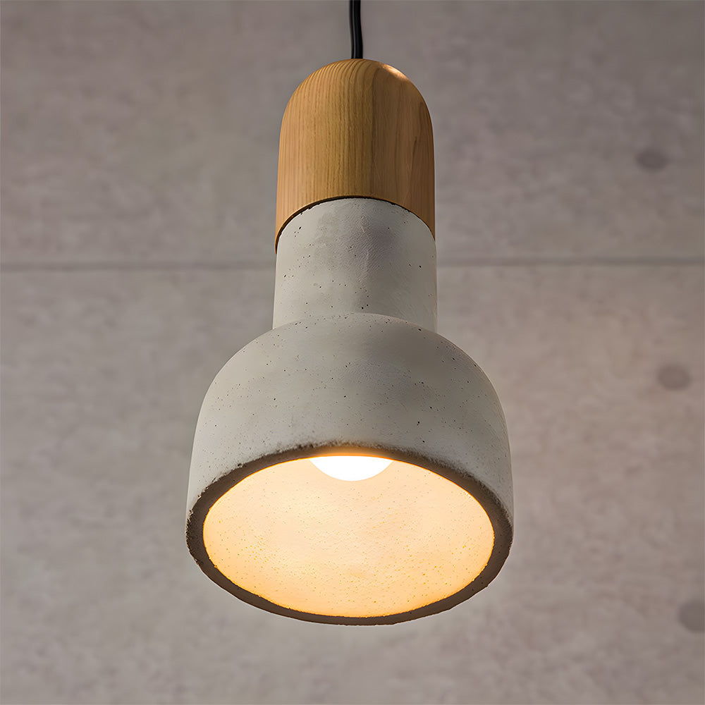 Minimalist Colorful Cement Pendant Lights For Living Room