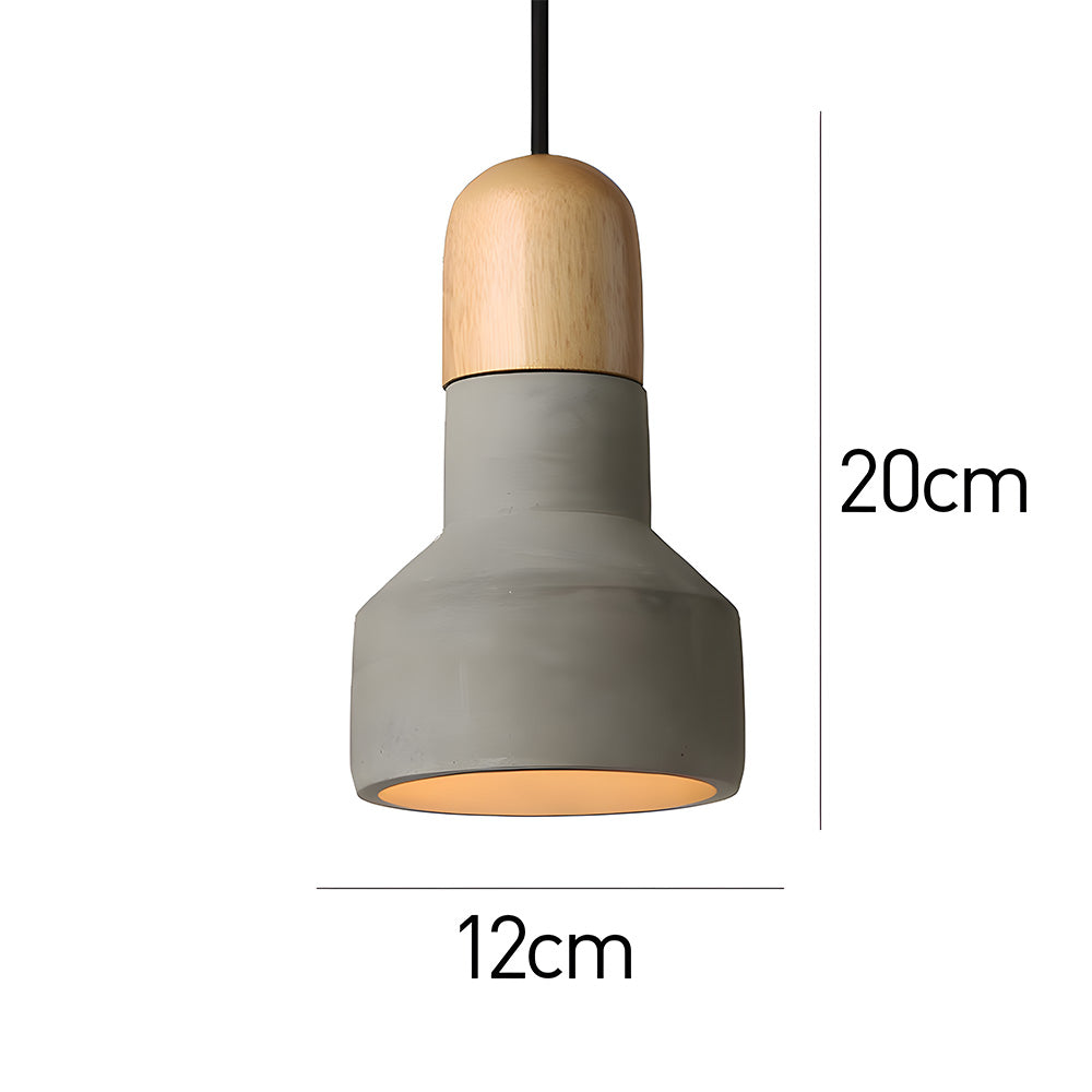 Minimalist Colorful Cement Pendant Lights For Living Room