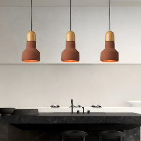 Minimalist Colorful Cement Pendant Lights For Living Room