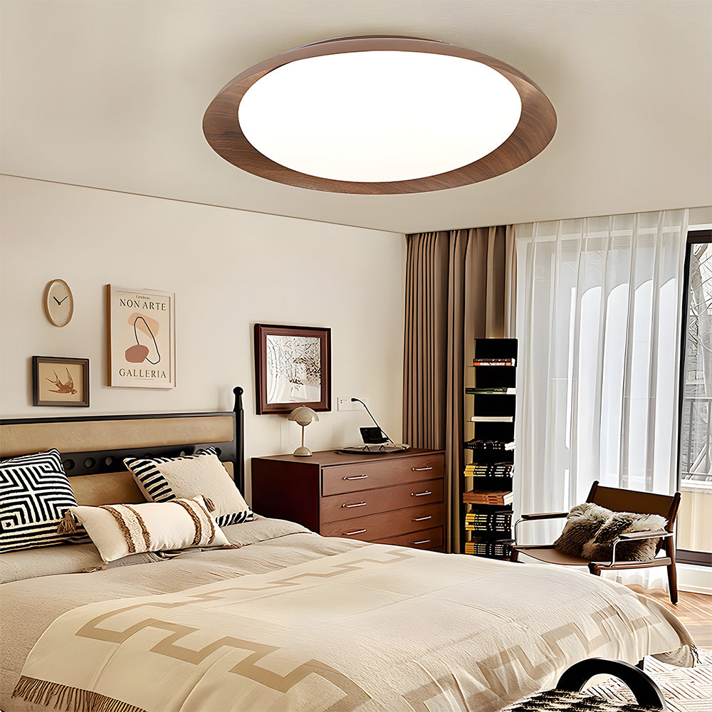 Minimalist Iron Bedroom LED Ceiling Light