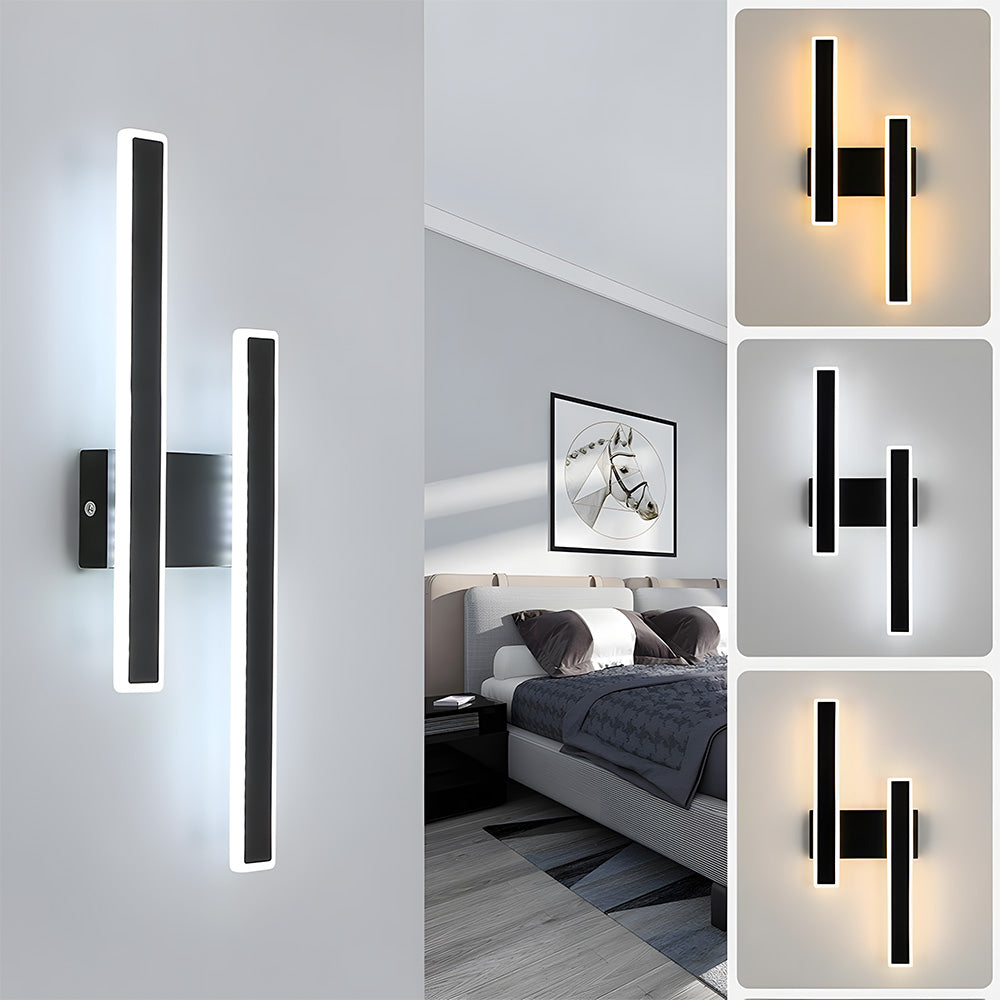 Minimalist Long Strip Bedroom Wall Light