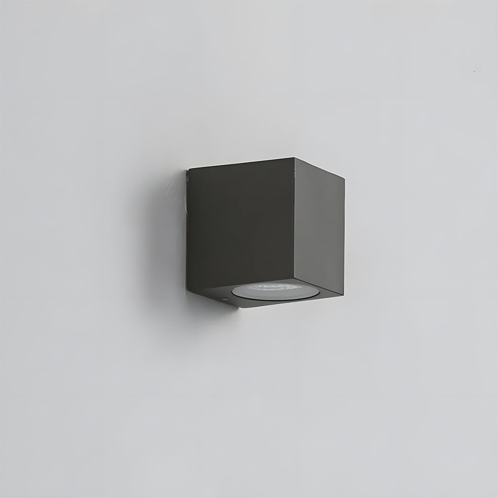 IP65 Black Square LED Outdoor Wall Lights