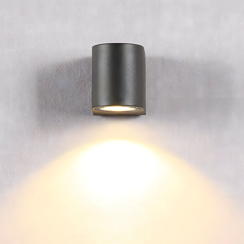 IP65 Black Square LED Outdoor Wall Lights