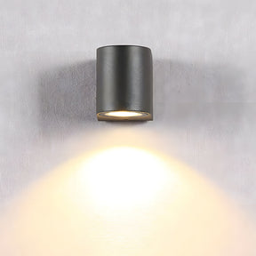 IP65 Black Square LED Outdoor Wall Lights