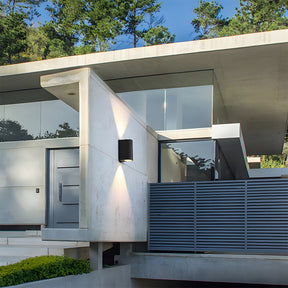 IP65 Black Square LED Outdoor Wall Lights