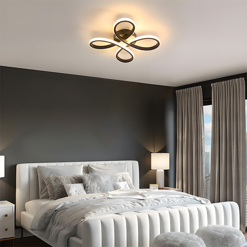 Modern Creative Iron LED Ceiling Lights For Bedroom