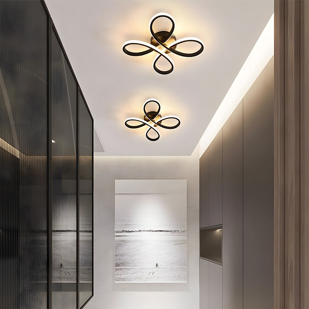 Modern Creative Iron LED Ceiling Lights For Bedroom