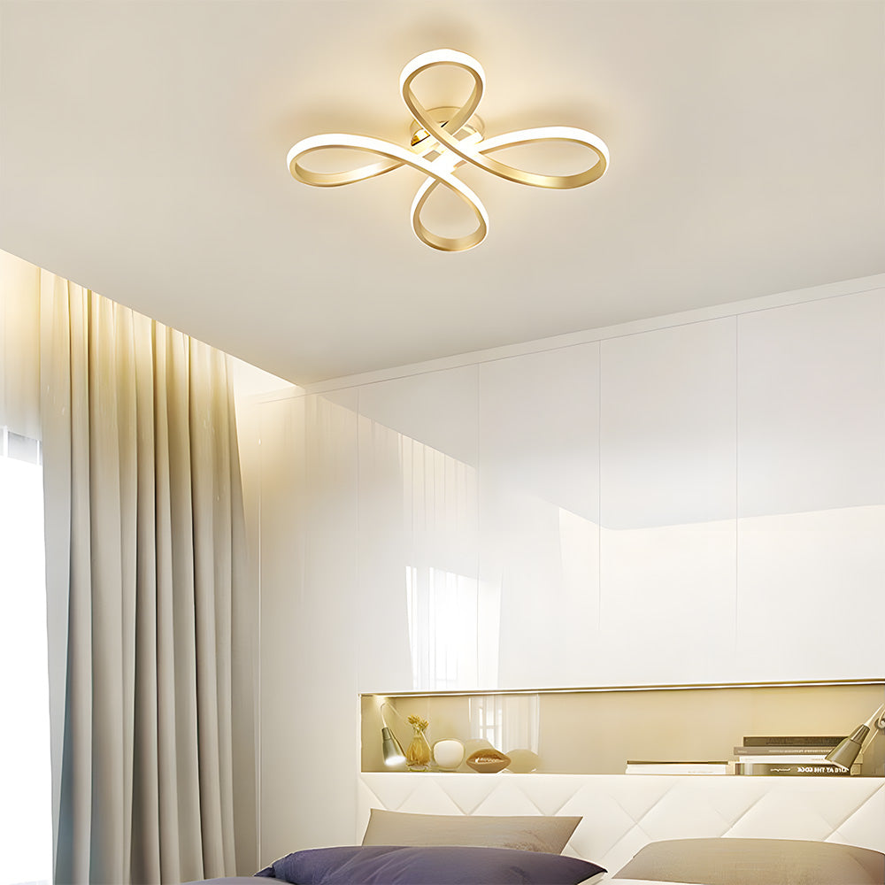 Modern Creative Iron LED Ceiling Lights For Bedroom