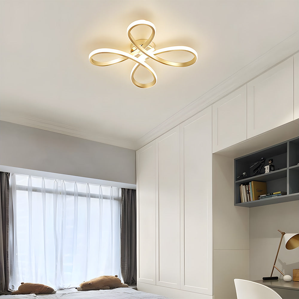 Modern Creative Iron LED Ceiling Lights For Bedroom