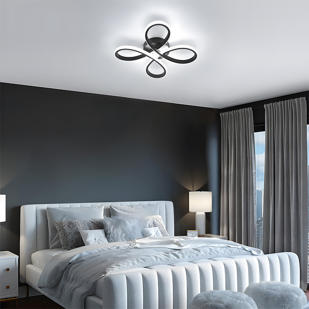 Modern Creative Iron LED Ceiling Lights For Bedroom