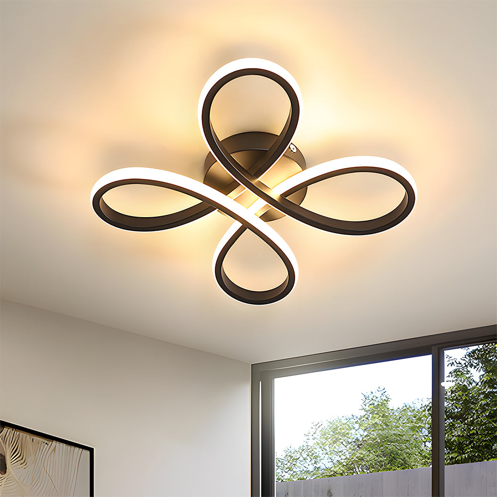 Modern Creative Iron LED Ceiling Lights For Bedroom