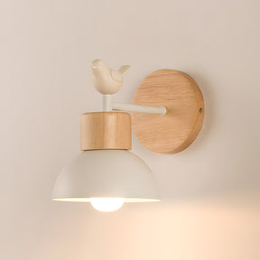 Modern Creative Wooden Bedroom Wall Light