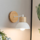 Modern Creative Wooden Bedroom Wall Light